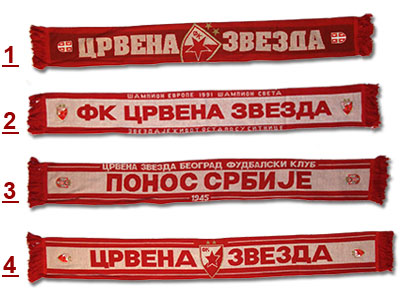 Žakard šalovi FK Crvena Zvezda