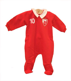 FC Red Star baby overall long sleeve