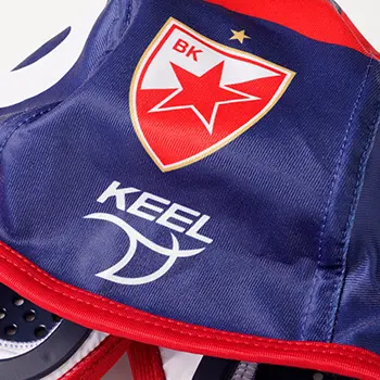 Keel vaterpolo kapica VK Crvena zvezda sa brojem - plava-2 Keel vaterpolo kapica VK Crvena zvezda sa brojem - plava-2