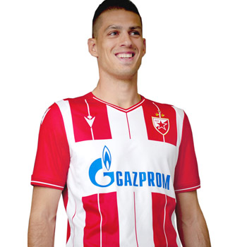 Macron dečiji crveno-beli dres Crvene zvezde 2019/2020-1