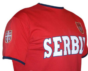 T-shirt Serbia - model K
