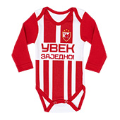 Bodi za bebe dugi rukav Crvena zvezda - uvek zajedno