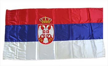 Official flag of Serbia (2m x 1m) 