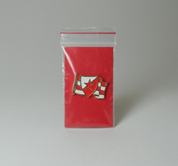 Red Star pin - flag